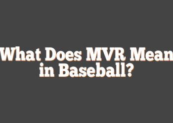 Baseball MVR Stat: What It Is & Why It Matters for Players!