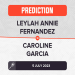 Leylah Fernandezs next match: Prediction and Preview.